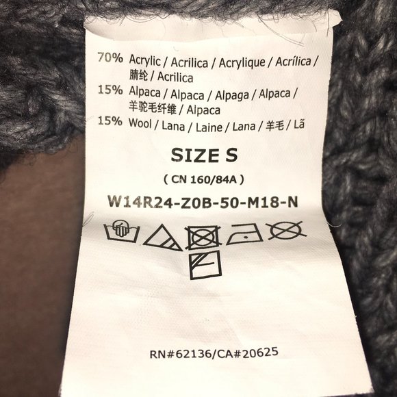 Guess Folded Collar Alpaca Button up Cardigan - Picture 7 of 7